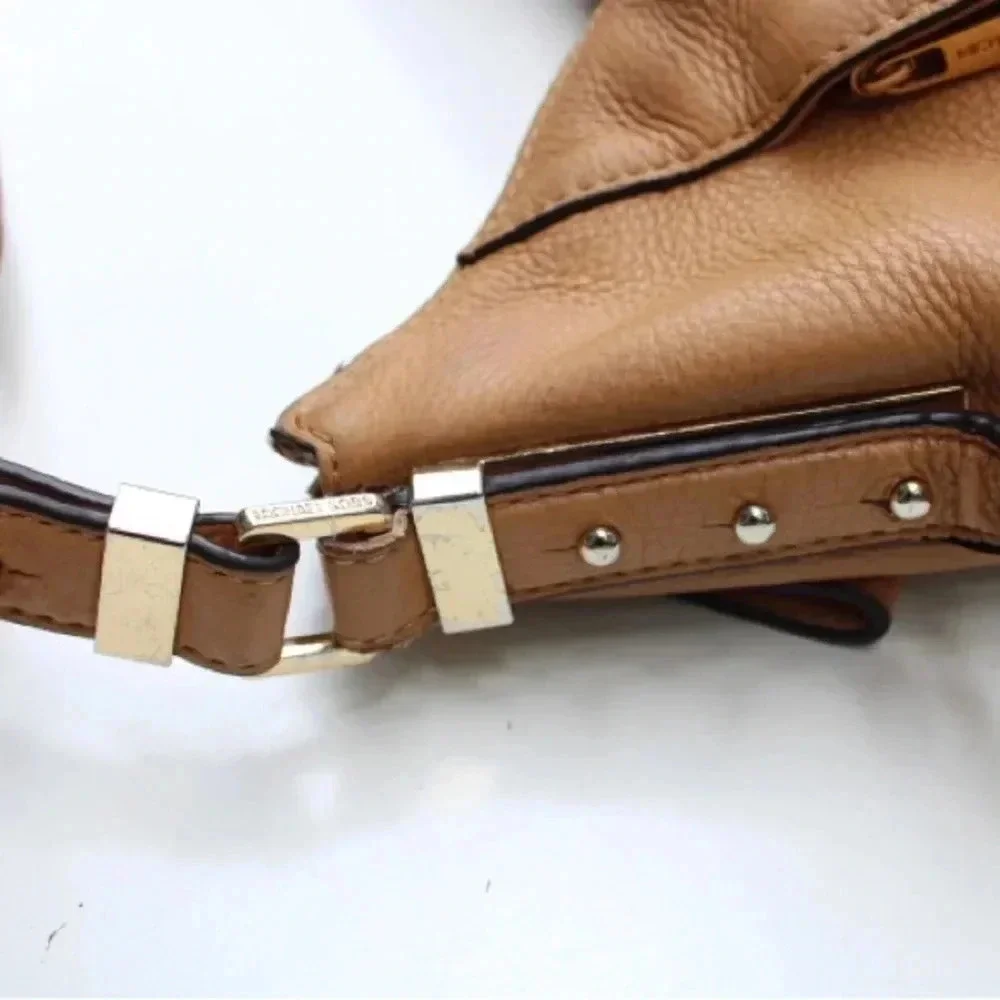 Michael Kors leather hobo bag